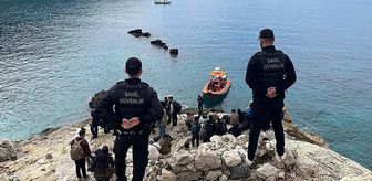 Muğla'da 60 düzensiz göçmen ve 1 göçmen kaçakçısı şüphelisi yakalandı