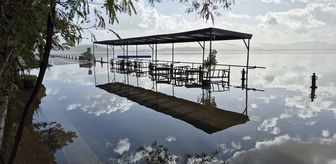Muğla'da Köyceğiz Gölü taştı, ev ve iş yerlerini su bastı