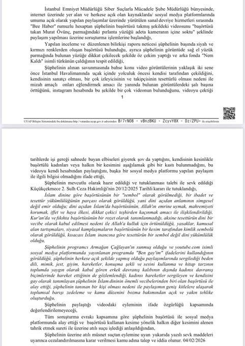 The requested sentence for Murat Övüç has been revealed! The statements in the indictment drew attention