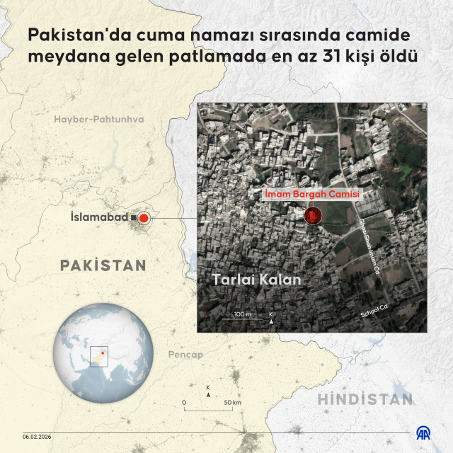 Pakistan'da cuma namazı kana bulandı: 31 ölü, 169 yaralı