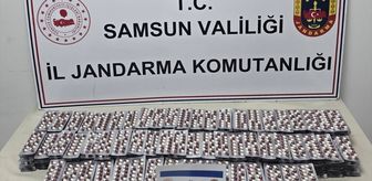 Samsun'da asma tavana saklanan 7 bin 9 uyuşturucu hap ele geçirildi