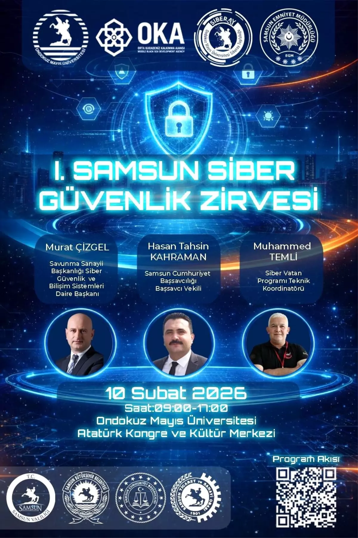 Samsun'da siber güvenlik zirvesi: Türkiye'nin siber yol haritası OMÜ'de masaya yatırılıyor