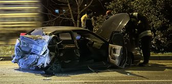 Samsun'da tırla çarpışan otomobildeki 2 kişi yaralandı