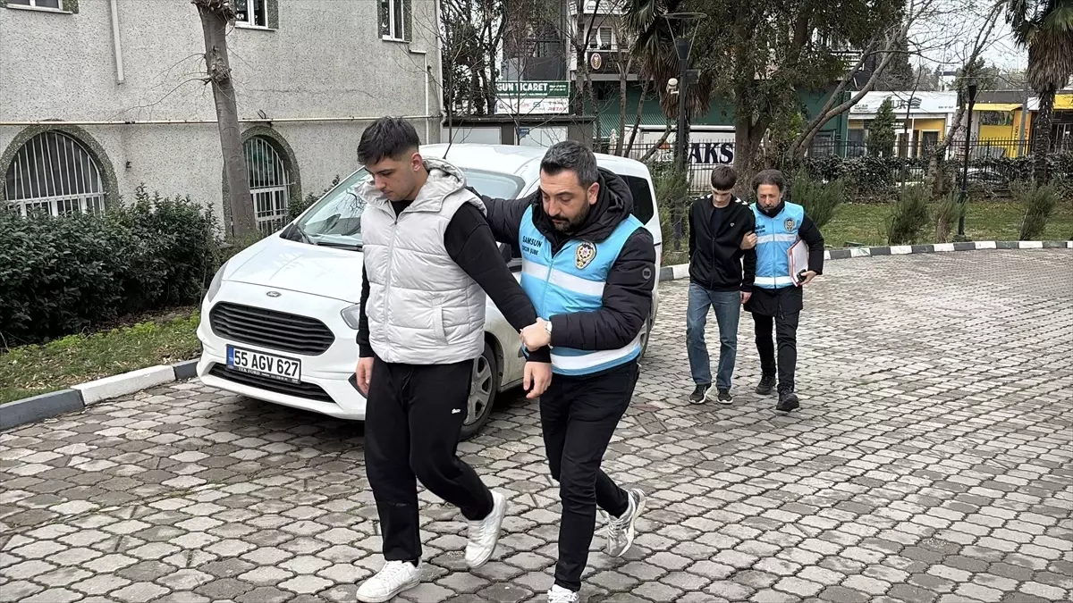 Samsun'da Trabzonspor takım otobüsünü taşladıkları iddiasıyla 6 kişi gözaltına alındı