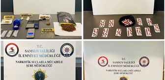 Samsun'da uyuşturucu operasyonlarında 6 zanlı yakalandı