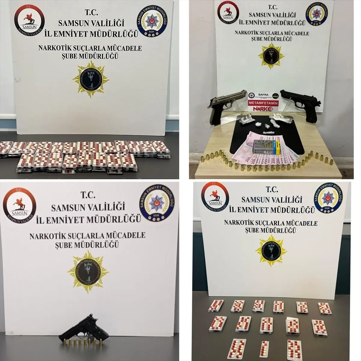 Samsun'da uyuşturucu operasyonunda 5 zanlı yakalandı