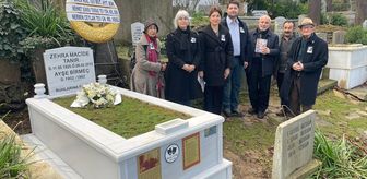 Sanatçı Zehra Macide Tanır, vefatının 13. yıl dönümünde kabri başında anıldı