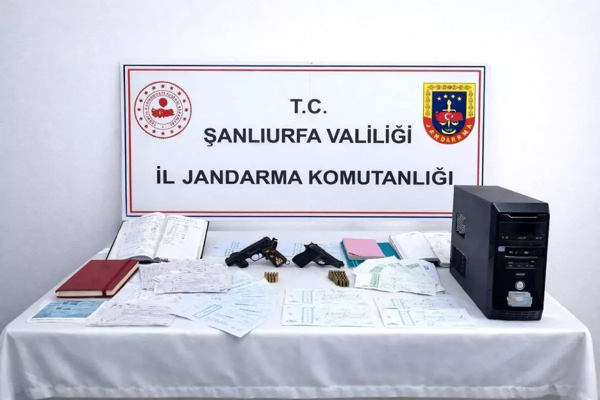 Şanlıurfa'da tefecilik operasyonu: 2 gözaltı