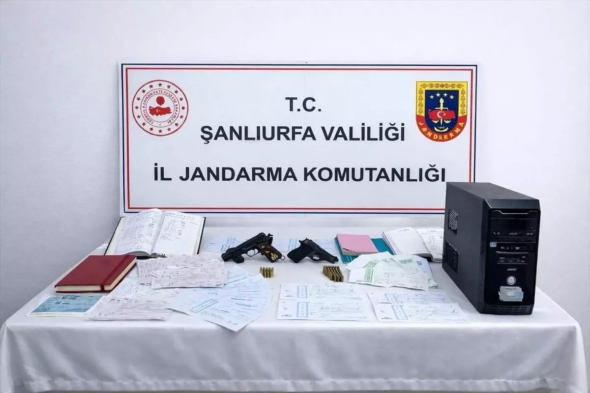 Şanlıurfa'da tefecilik operasyonunda 2 şüpheli yakalandı