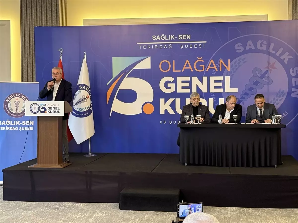 Sen Tekirdağ Şube Başkanlığına yeniden Hüseyin Avni Yeniay seçildi