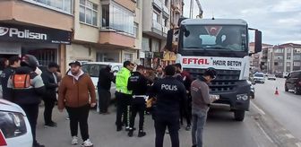 Sinop'ta beton mikserinin çarptığı yaşlı adam ağır yaralandı