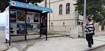 Sinop'ta denetimli serbestlik hizmetleri için farkındalık durağı oluşturuldu