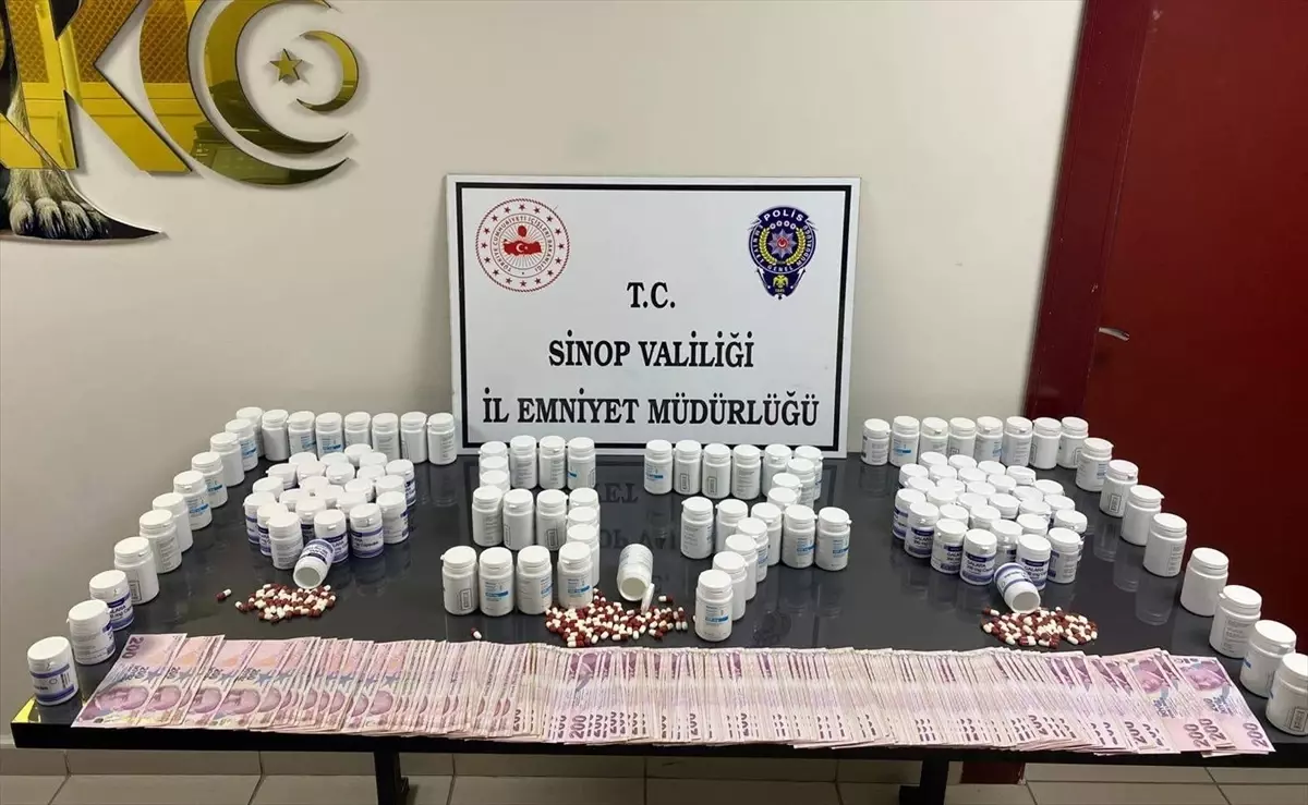 Sinop'ta uyuşturucu operasyonunda gözaltına alınan 3 zanlıdan 2'si tutuklandı