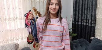 Sırıkla atlamada Türkiye rekoru kıran 13 yaşındaki Emine Elif çalışmalarının karşılığını aldı Açıklaması