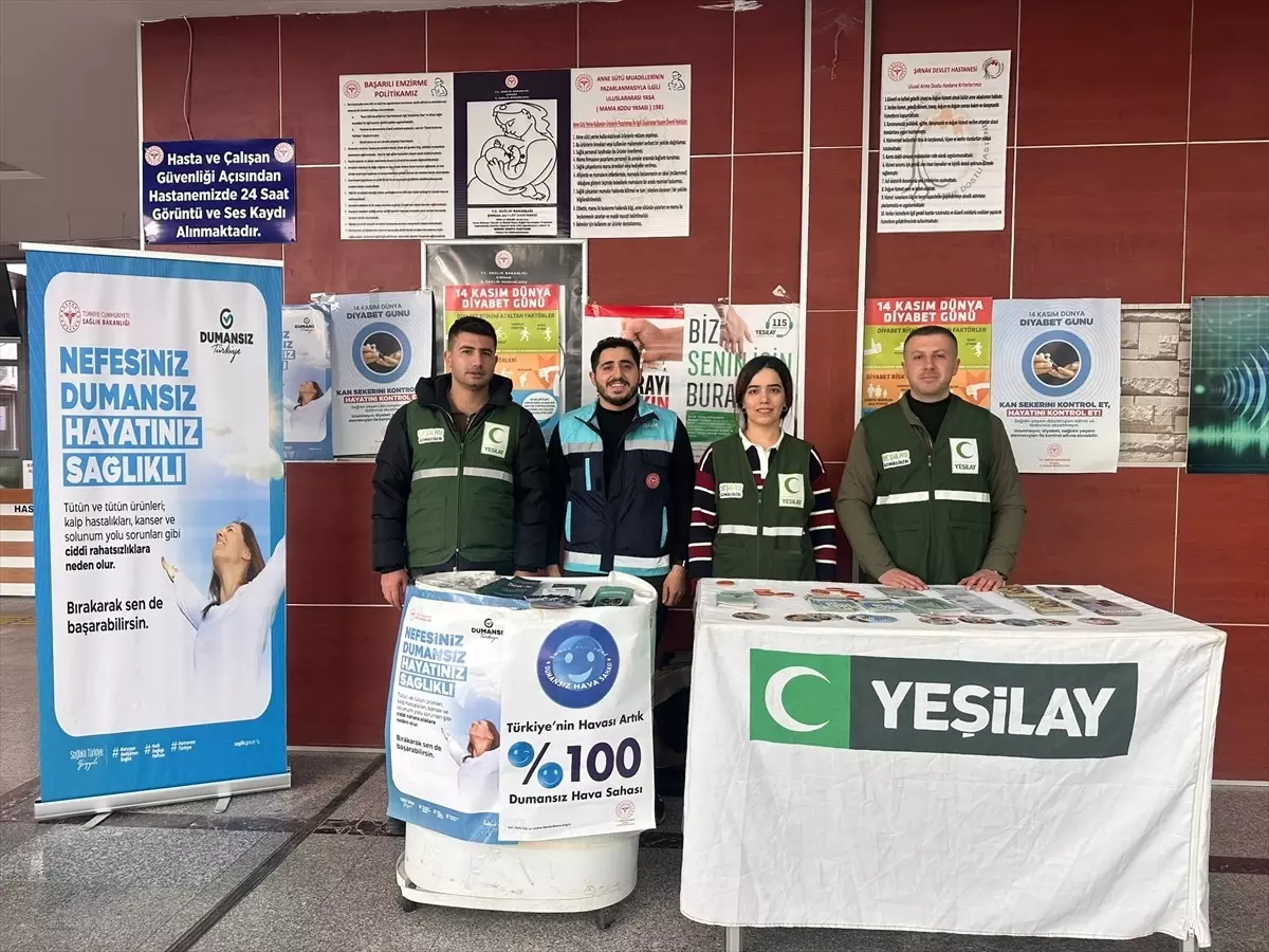 Şırnak'ta 'Dünya Sigarayı Bırakma Günü' kapsamında etkinlik düzenlendi