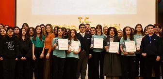 Tekirdağ'da orman sergisine katkı sunan öğretmen ve öğrencilere belge verildi
