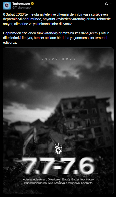 tff ve spor kulupleri 6 subat depremlerinde 19543415 4571 m