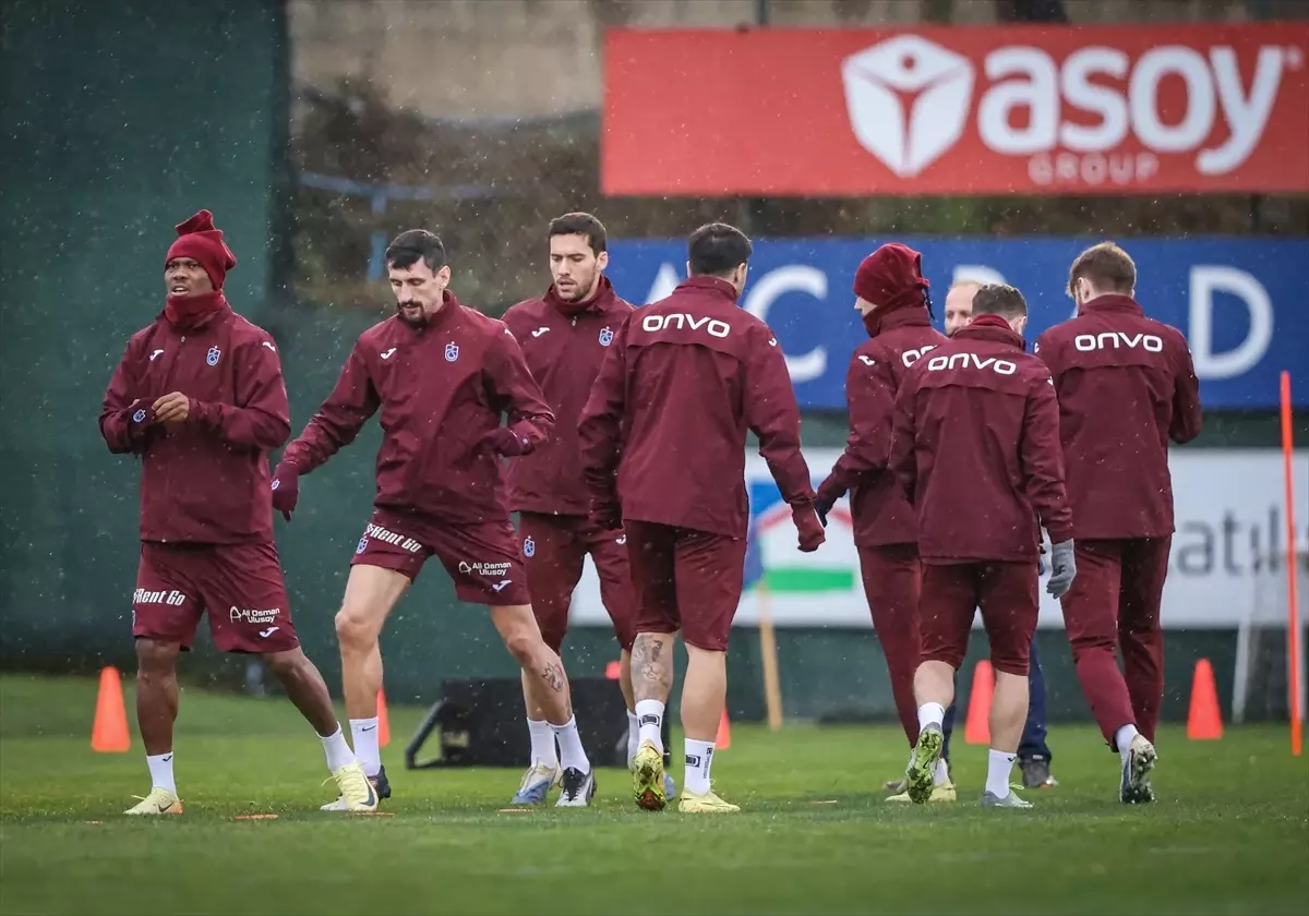 Trabzonspor, Fenerbahçe maçının hazırlıklarına başladı