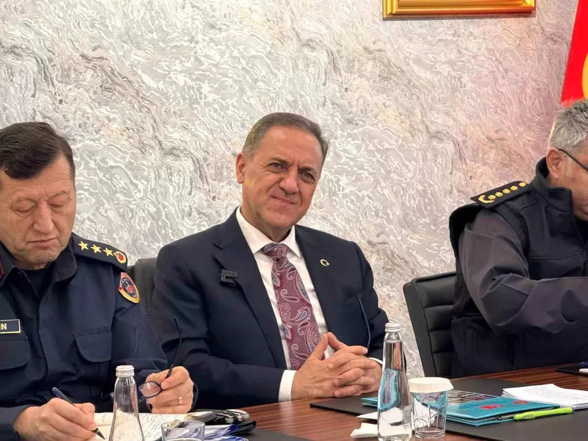 Vali Usta, 2025 yıllı asayiş verilerini paylaştı