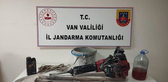 Van'da kaçak kazı yapan 4 kişi yakalandı
