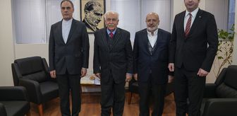 Vatan Partisi Genel Başkanı Perinçek, İran'ın Ankara Büyükelçisi Habibullahzade ile görüştü