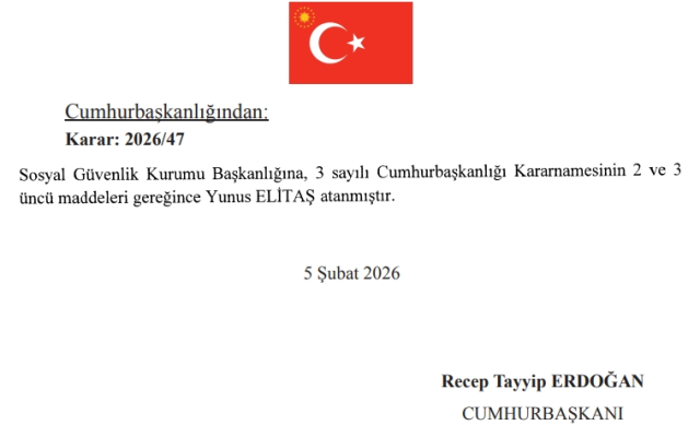 Yeni SGK Başkanı kim oldu? SGK Başkanı Yunus Elitaş kimdir? Yunus Elitaş kaç yaşında, nereli?