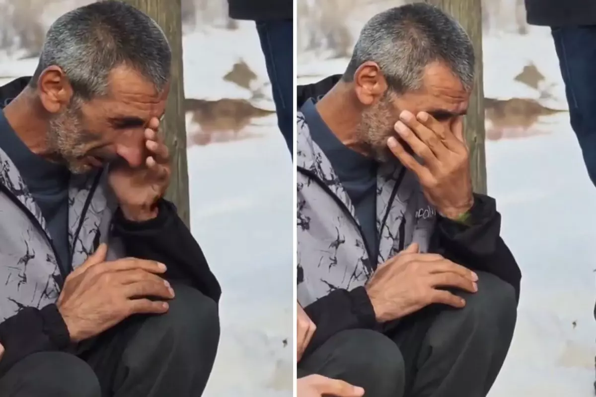 Annesini kaybeden engelle adamın hali yürek burktu