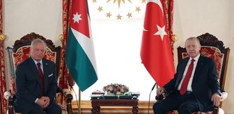Erdoğan, Ürdün Kralı 2. Abdullah'ı Dolmabahçe'de ağırladı