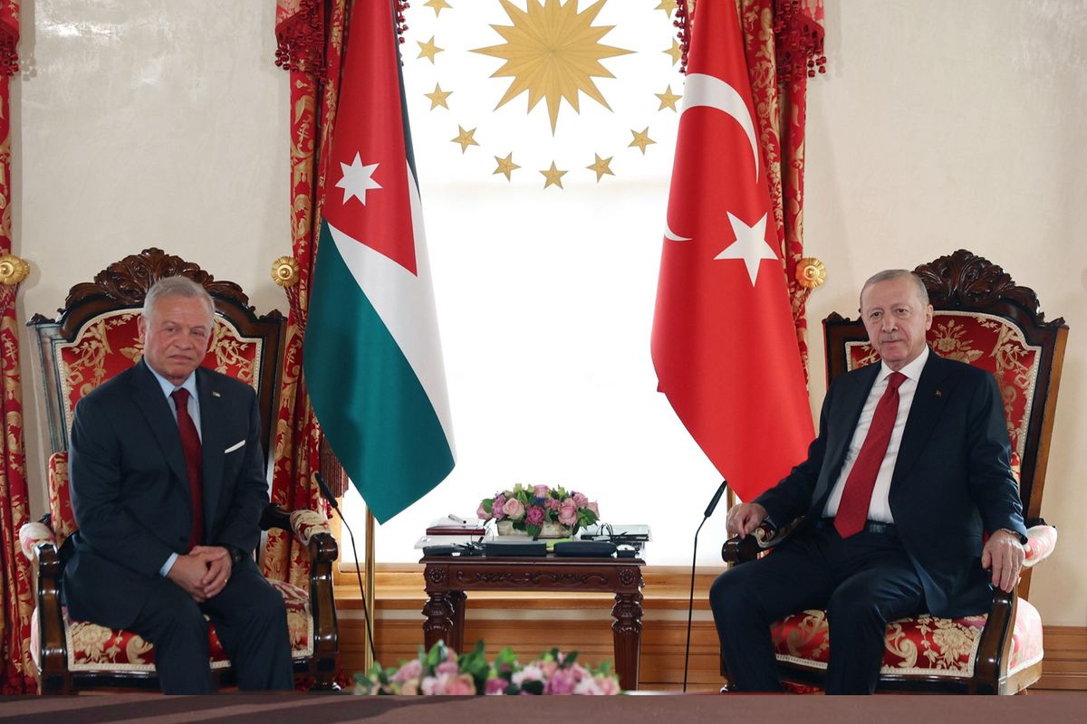 Erdoğan, Ürdün Kralı 2. Abdullah'ı Dolmabahçe'de ağırladı