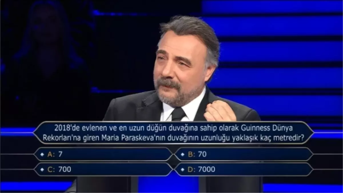 2018'de evlenen ve en uzun düğün duvağına sahip olarak Guinness Dünya Rekorları'na giren Maria Paraskeva'n...