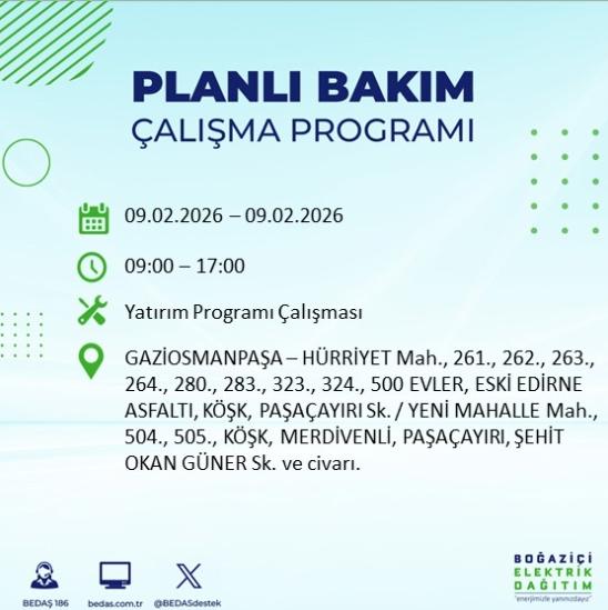 İstanbul BEDAŞ elektrik kesintisi! 26 Ocak İstanbul'da elektrik kesintisi son dakika ne zaman bitecek, elektrikler ne zaman gelecek?