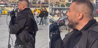 İstanbul'un göbeğinde şarkı söyledi, kim olduğunu fark eden şaştı kaldı
