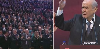 Bahçeli'den salonu ayağa kaldıran sözler! Hep bir ağızdan o sloganı attılar