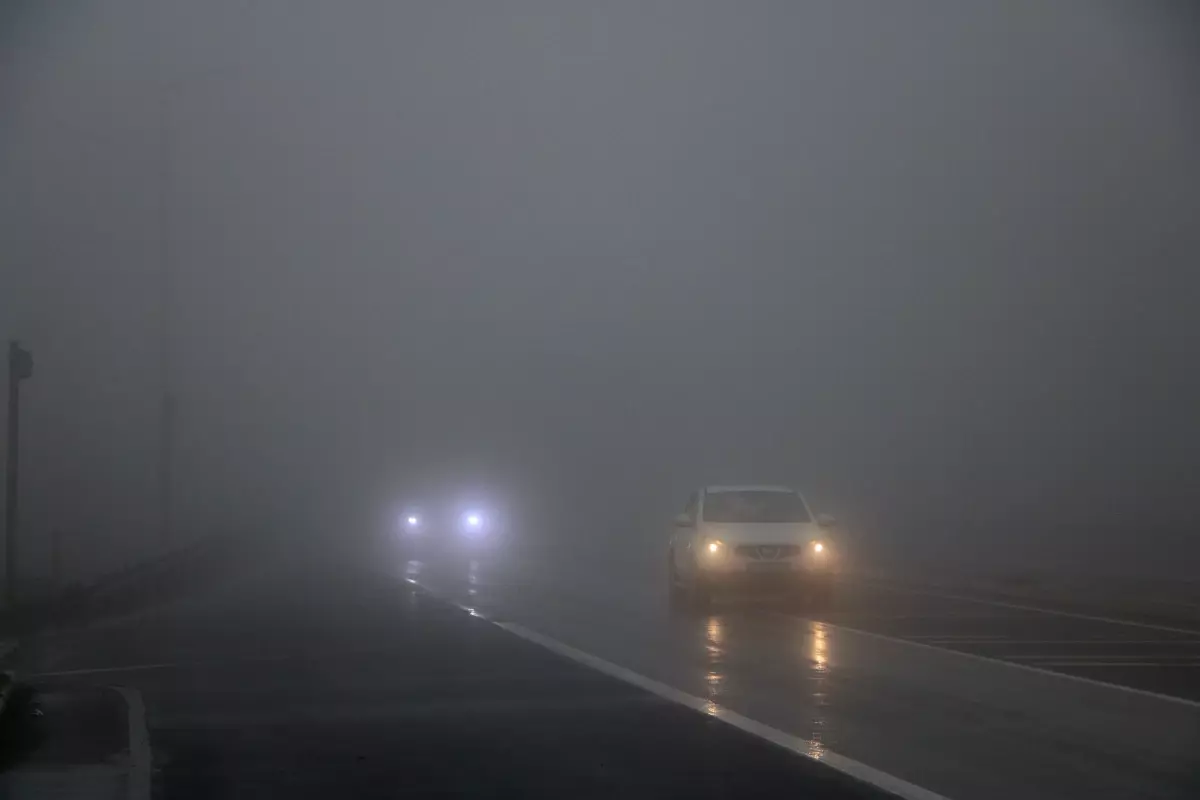 Bolu Dağı'nda yoğun sis