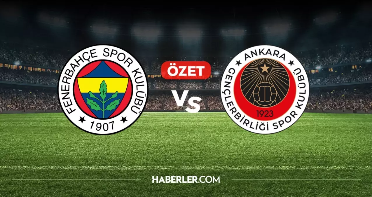 Fenerbahçe Gençlerbirliği maç özeti ve golleri! (ÖZET) Fenerbahçe Gençlerbirliği kaç kaç bitti, golleri ki...