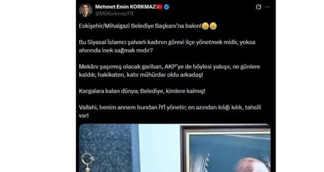 Mihalgazi Belediye Başkanı Zeynep Güneş'e hakaret eden Mehmet Emin Korkmaz kimdir, ne iş yapıyor? Mehmet Emin Korkmaz ne dedi?