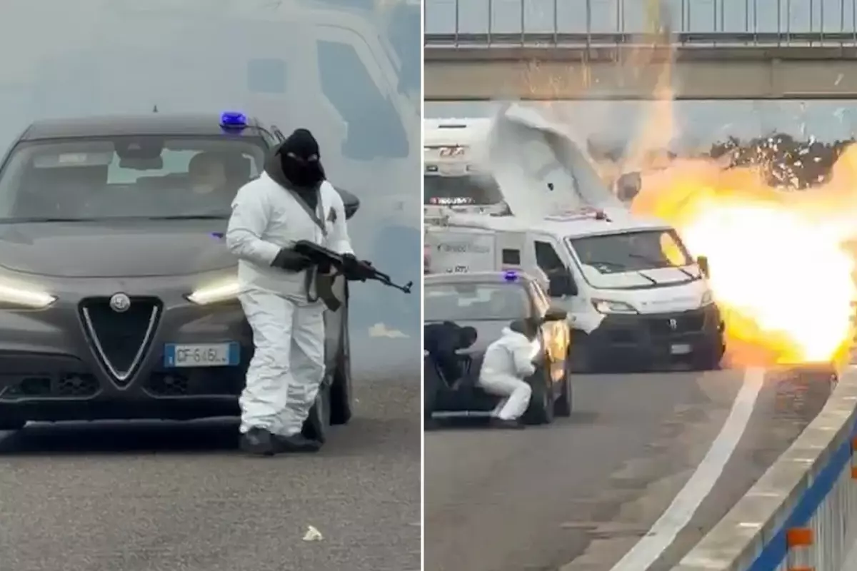Film değil gerçek! Gündüz vakti zırhlı para taşıma aracını hedef aldılar