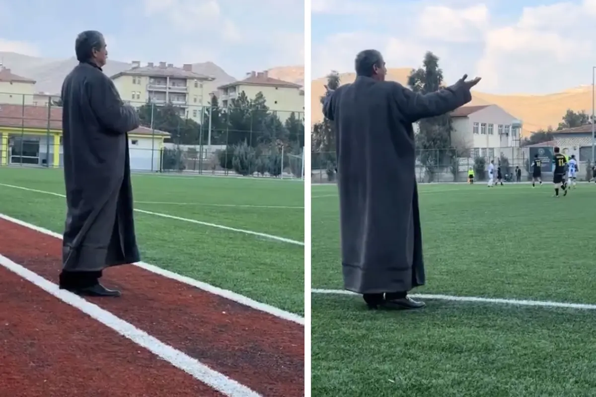 Mardinli Jorge Jesus'un saha kenarındaki tarzı olay oldu