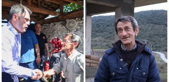 Murat Kurum paylaştı: 'Yangında evi küle dönen Cavit amcanın artık yüzü gülüyor'