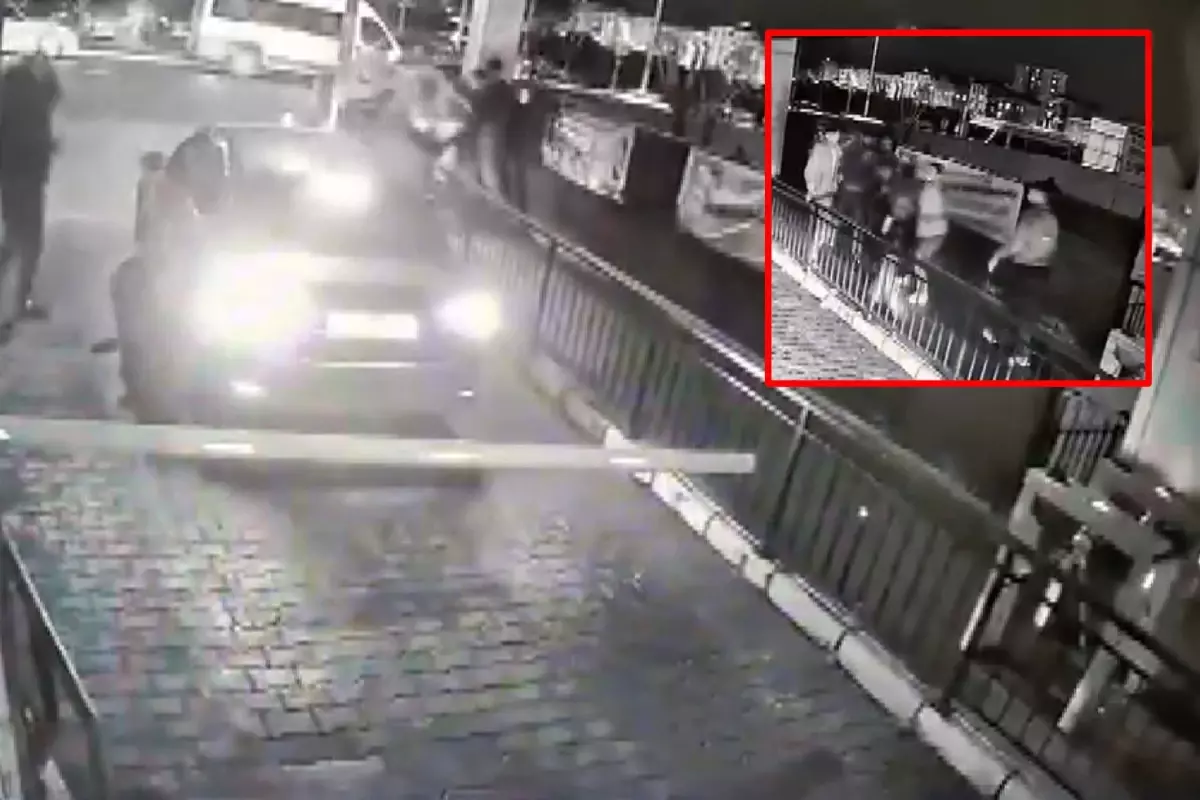 Polis memuru ve eşini sokak ortasında darbettiler