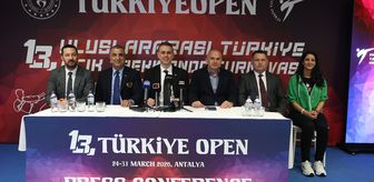 13. Uluslararası Türkiye Açık Tekvando Turnuvası yarın Antalya'da başlayacak