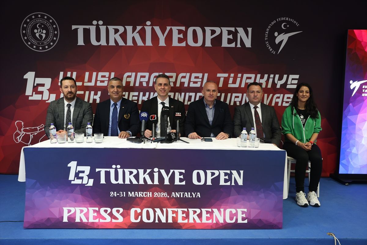 13. Uluslararası Türkiye Açık Tekvando Turnuvası yarın Antalya'da başlayacak