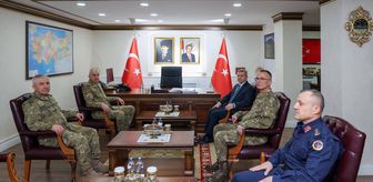 9. Kolordu ve Garnizon Komutanı Tümgeneral Akyıldız, Vali Ergün'ü ziyaret etti