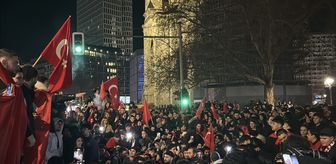 A Milli Futbol Takımı'nın Dünya Kupası'na katılması Berlin'de coşkuyla kutlandı