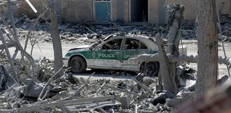 AA ekibi, ABD-İsrail saldırısında hedef alınan Türkmenistan Caddesi'ni görüntüledi