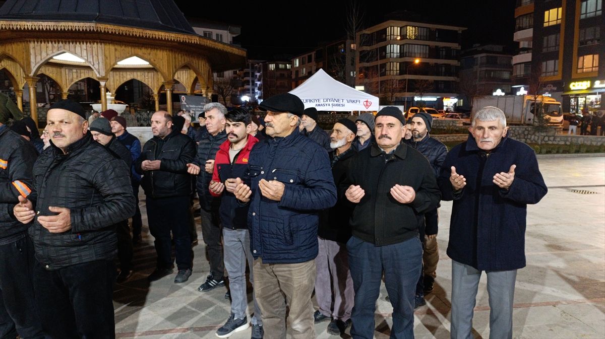ABD ile İsrail'in İran'a yönelik saldırıları Amasya'da protesto edildi