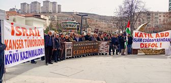 ABD ve İsrail'in İran'a saldırısı Malatya'da protesto edildi