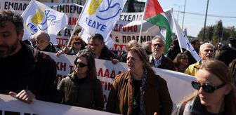 ABD ve İsrail'in İran'a yönelik saldırıları Atina'da protesto edildi
