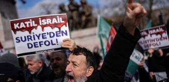 ABD ve İsrail'in İran'a yönelik saldırıları Fatih ve Küçükçekmece'de protesto edildi