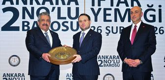 Adalet Bakanı Gürlek, Ankara 2 No'lu Barosunca düzenlenen iftar programında konuştu Açıklaması